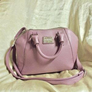 Jenna Kator Vegan Lavender Leather Dome Long Strap